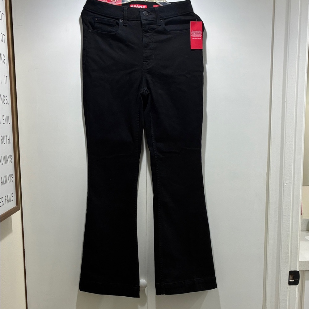Spanx Women's Flare Black Jeans